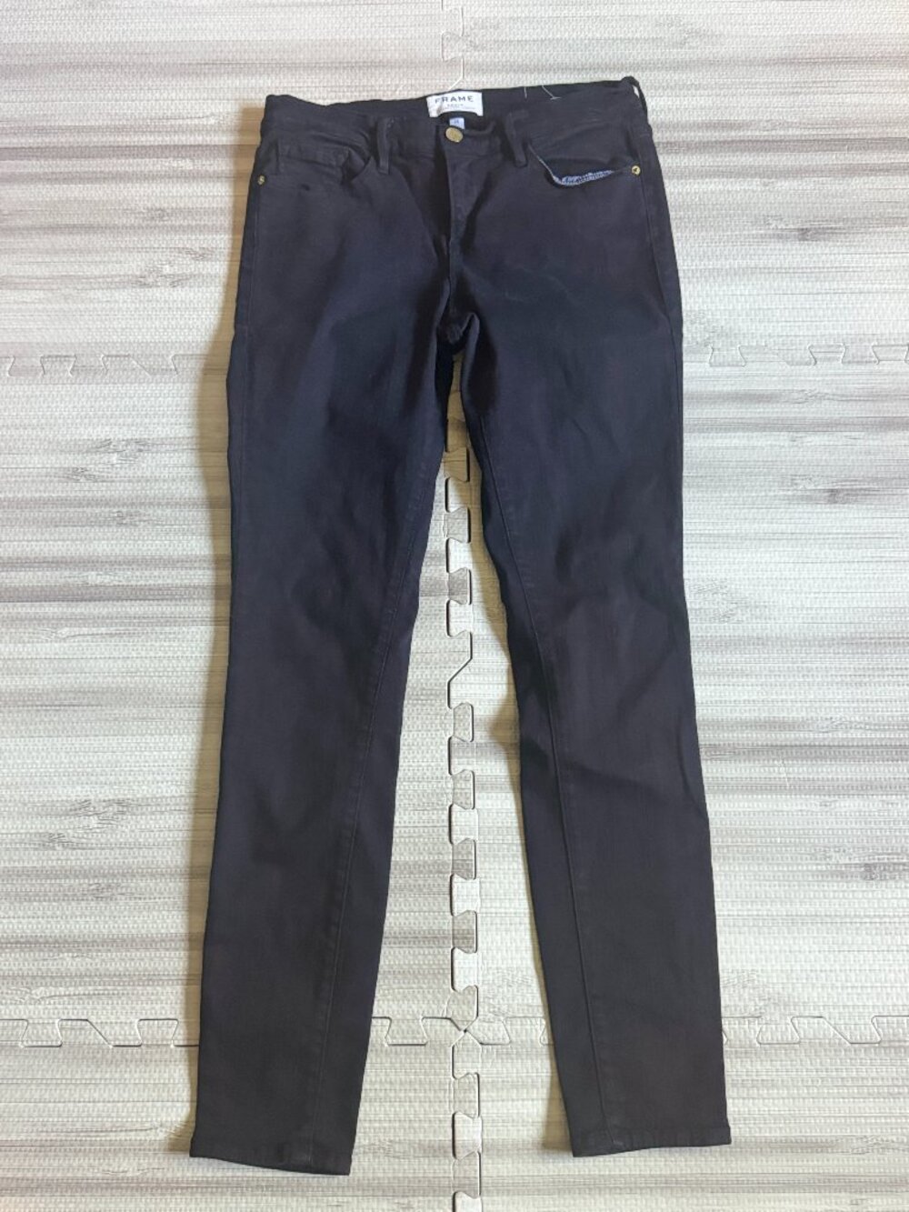 Frame Women's Le Skinny de Jeanne in Film Noir